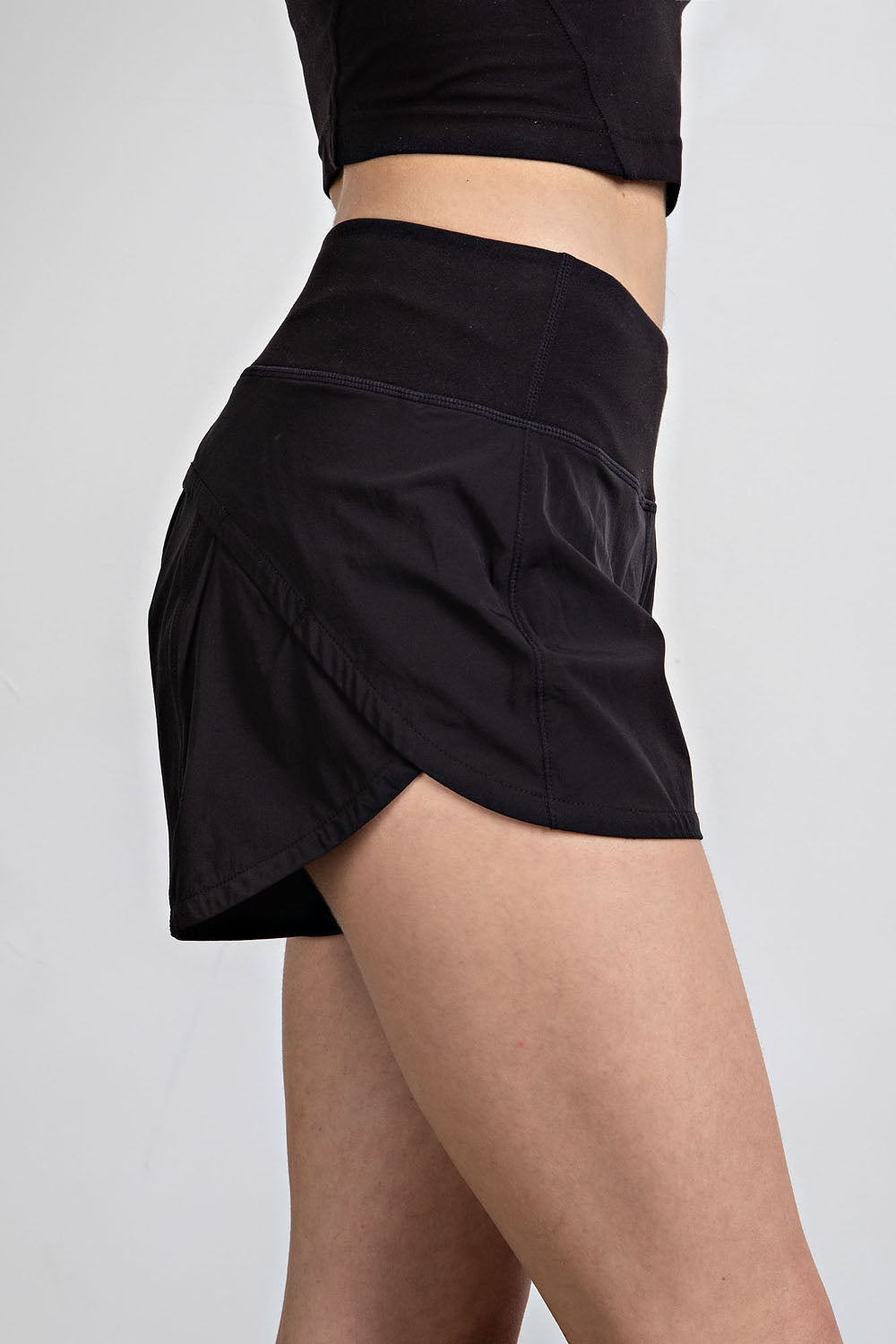 STRETCH WOVEN 2 IN 1 ACTIVE SHORTS