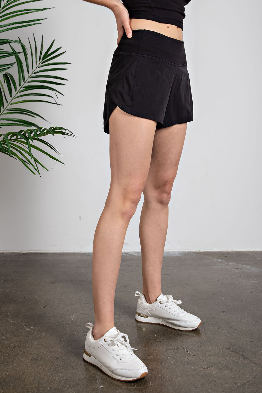 STRETCH WOVEN 2 IN 1 ACTIVE SHORTS