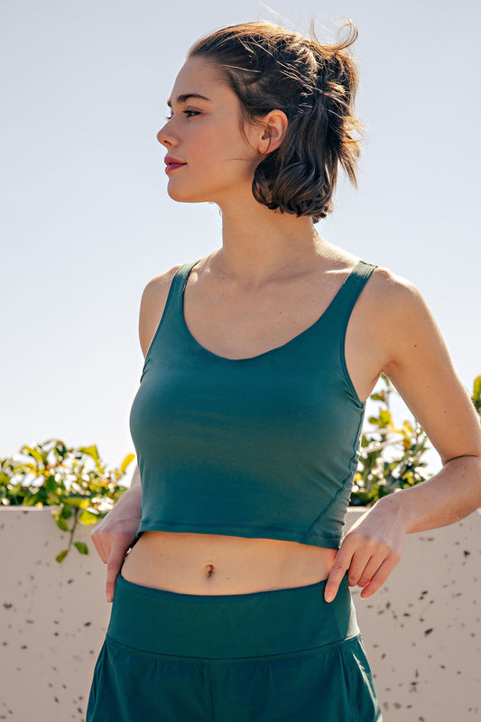 V NECK YOGA TOP
