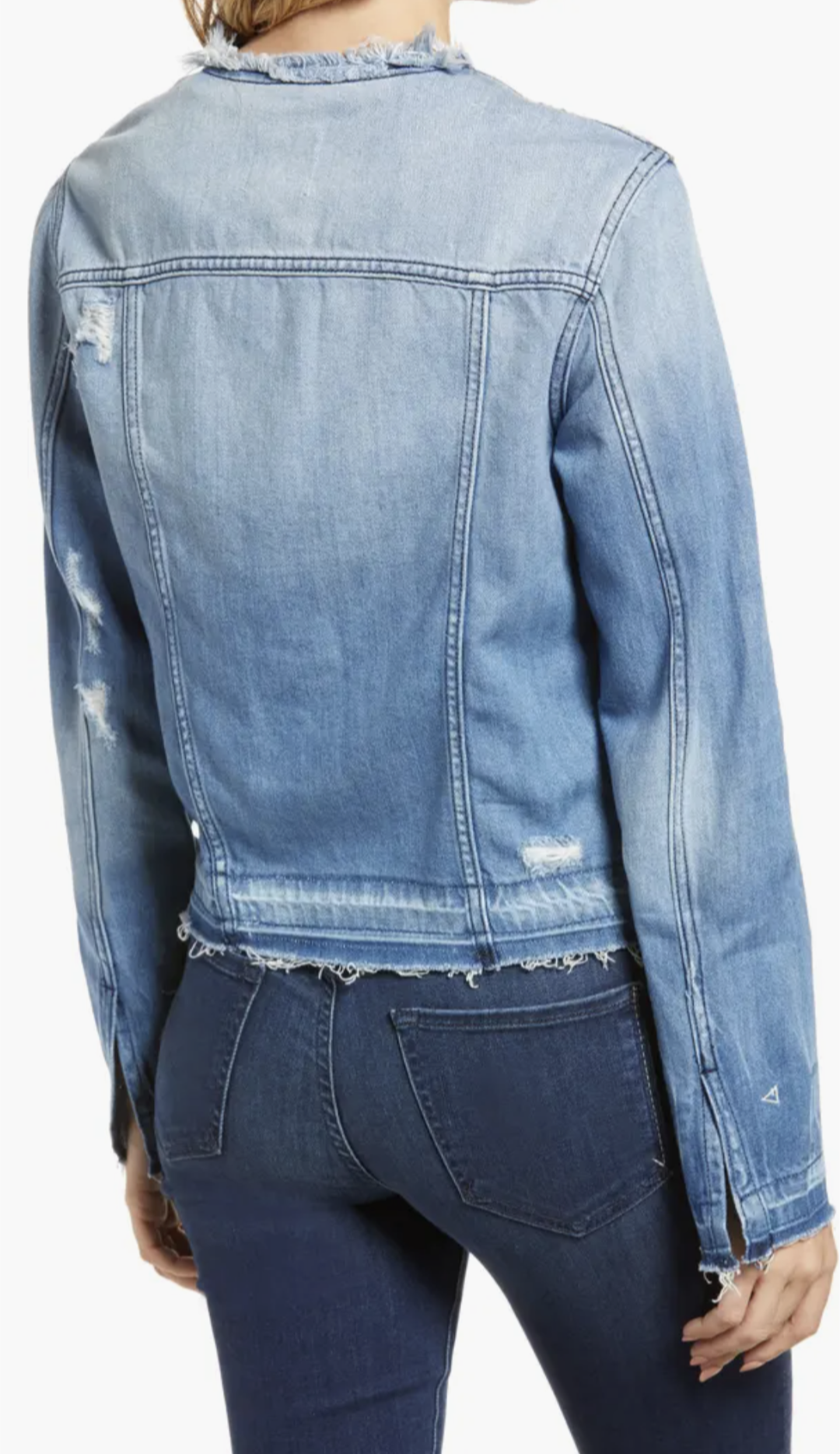 Frayed Edge Denim Jacket