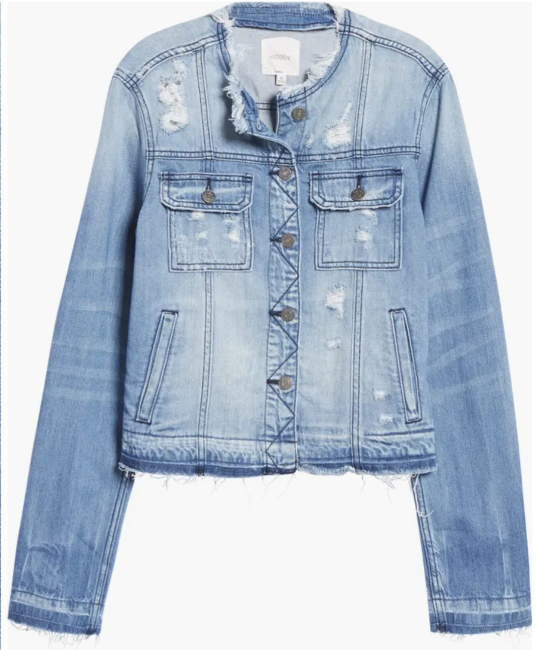 Frayed Edge Denim Jacket