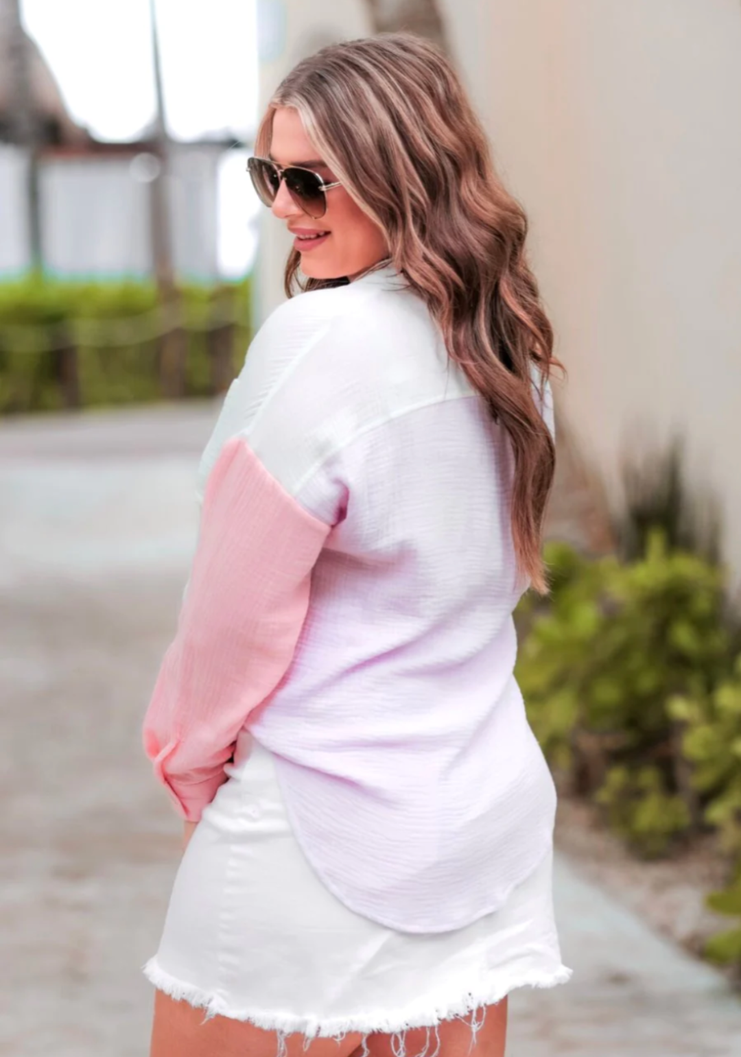 Sweeten Up Color Block Gauze
