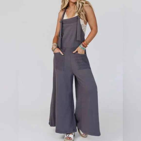French Terry Casual Overalls