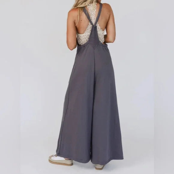 French Terry Casual Overalls