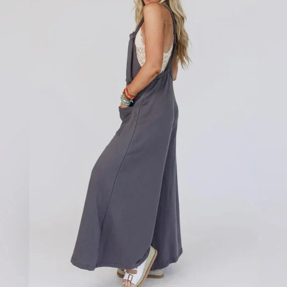 French Terry Casual Overalls
