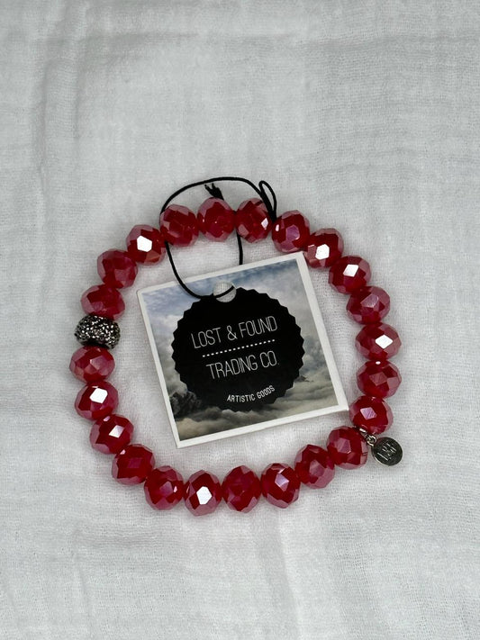 Crimson Red 5mm Bracelet